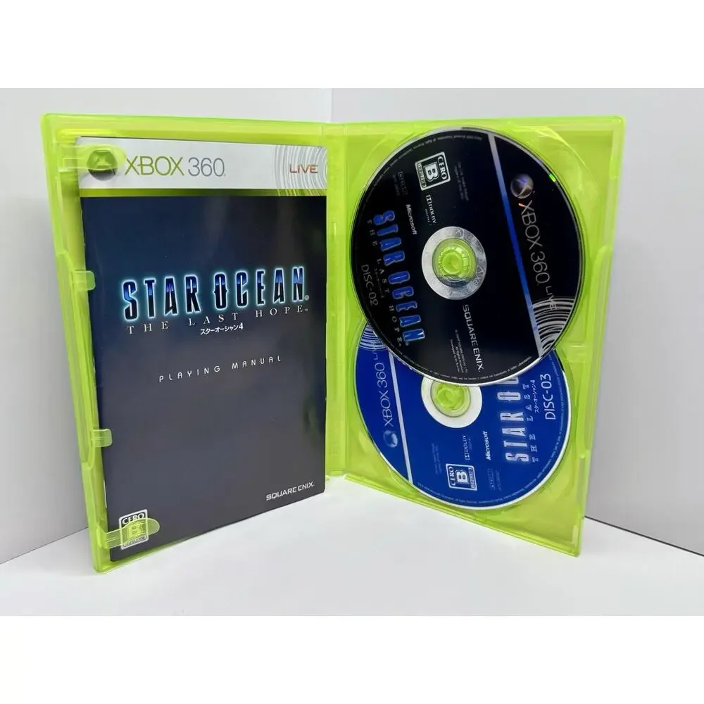 Star Ocean Xbox 360 Game with Manual Japan Import